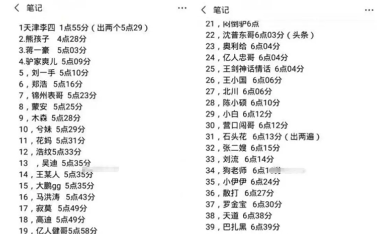 浩南首秀出视频详细名单