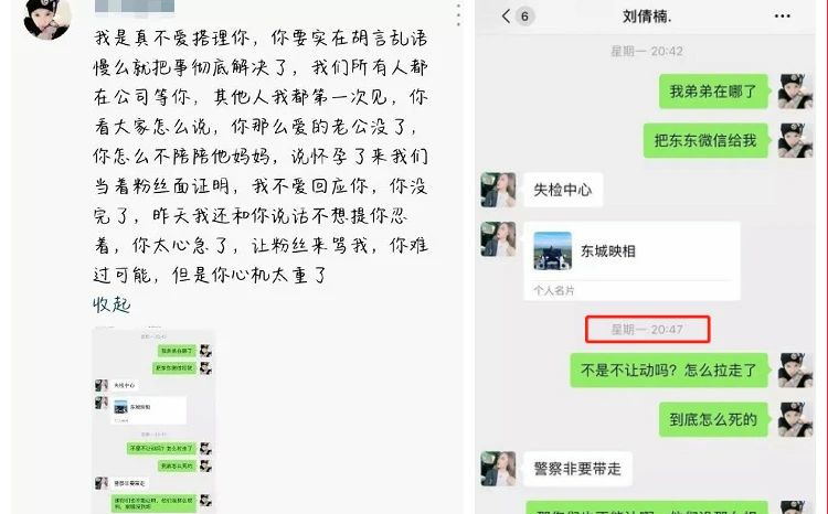 巴楠与宏楠女友聊天记录